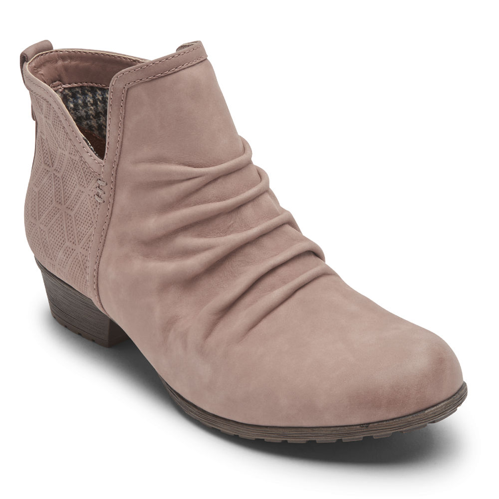 Rockport Boots For Womens Pink - Cobb Hill Gratasha 2 Panel - MW8317092